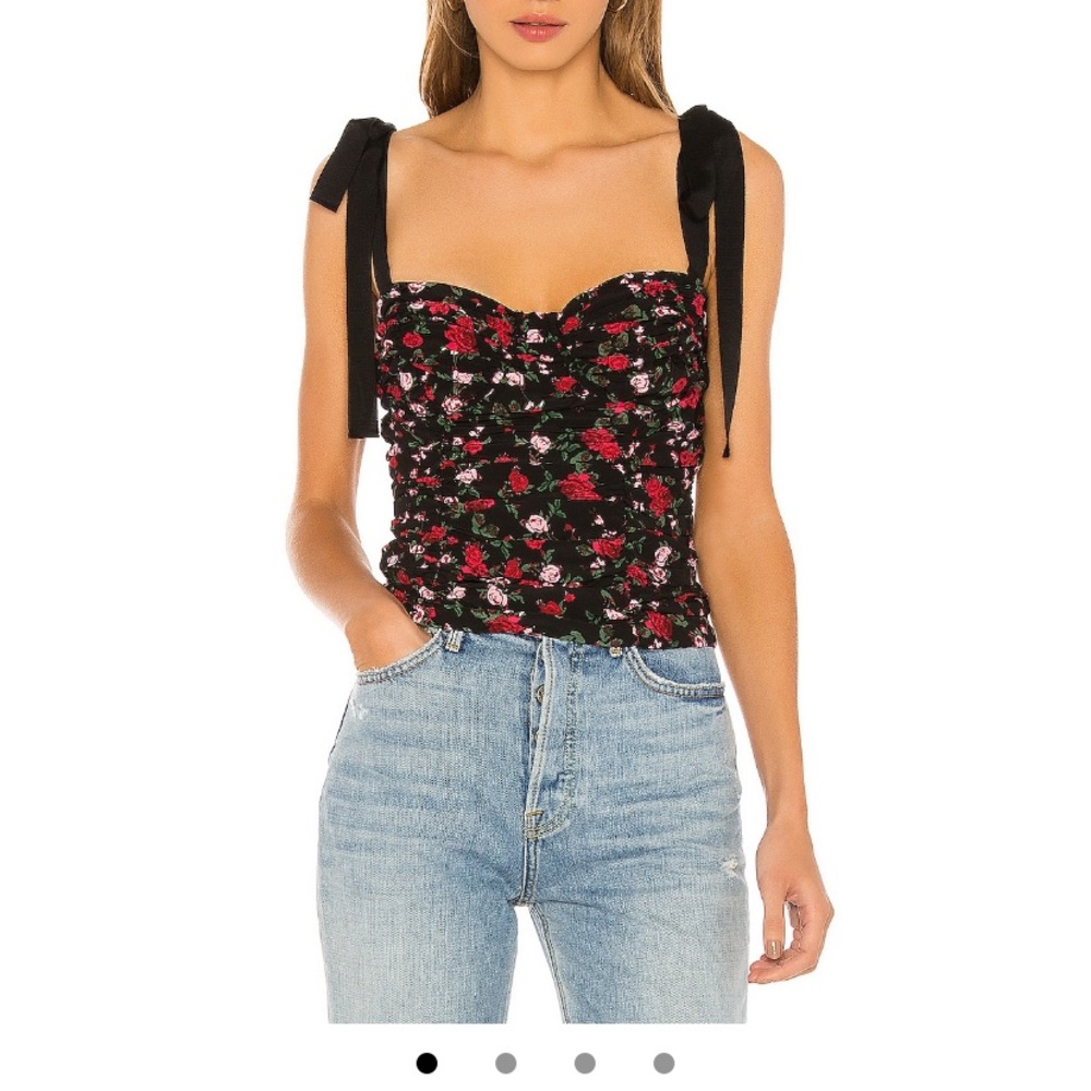 For Love and Lemons Tainted Bustier Top